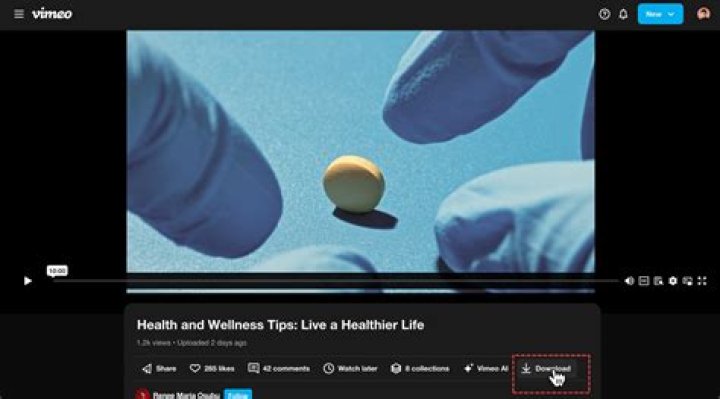 Can videos be downloaded from Vimeo?