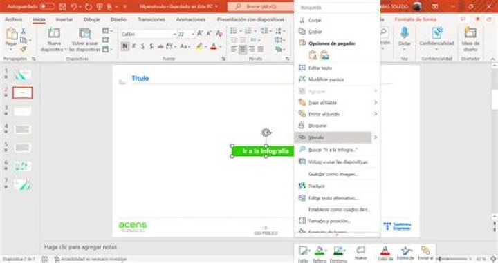 ¿Cómo actualizar los vinculos en Power Point?