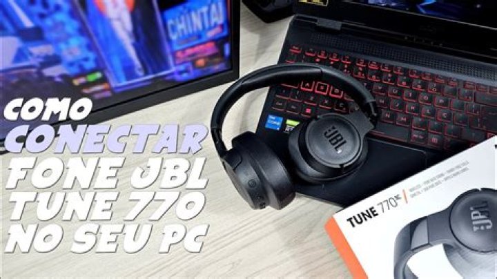 Como conectar o fone JBL no notebook?