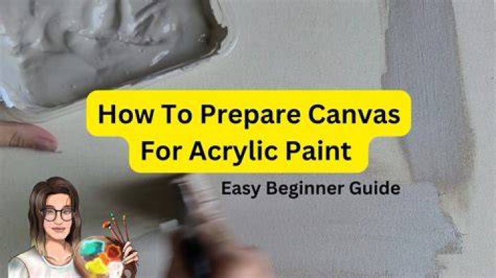 Do you stretch a canvas before or after painting?