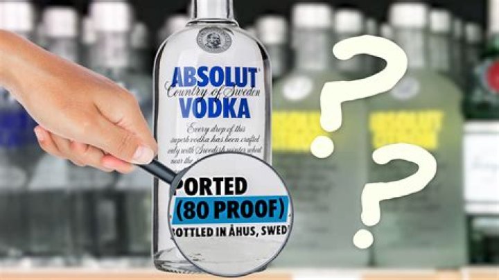 Does vodka really have no smell?
