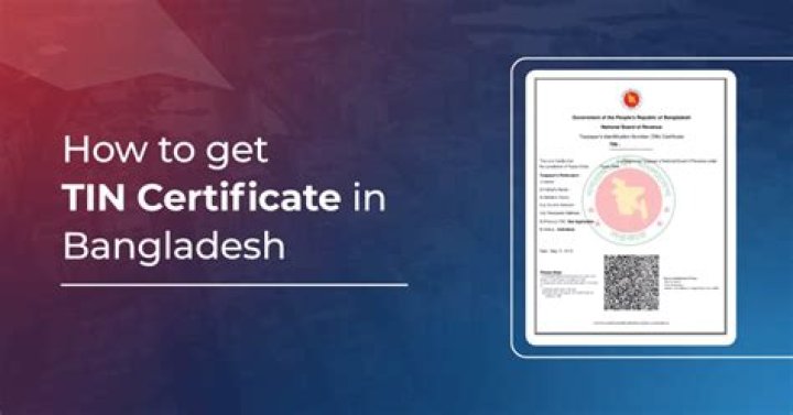 How can I get TIN certificate in Bangladesh?