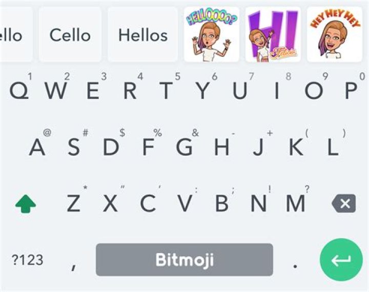 How do I access Bitmoji keyboard?