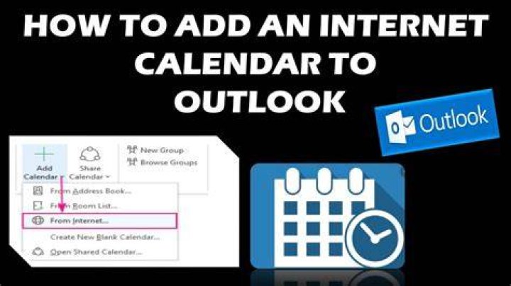 How do I add Internet Calendar to Outlook app?