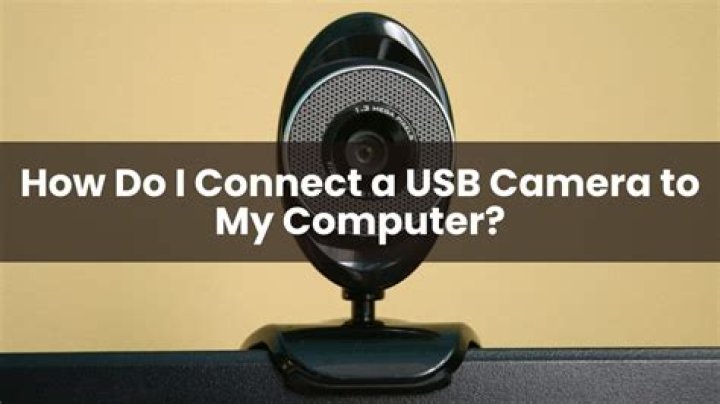 How do I connect my USB camera to my ps4?