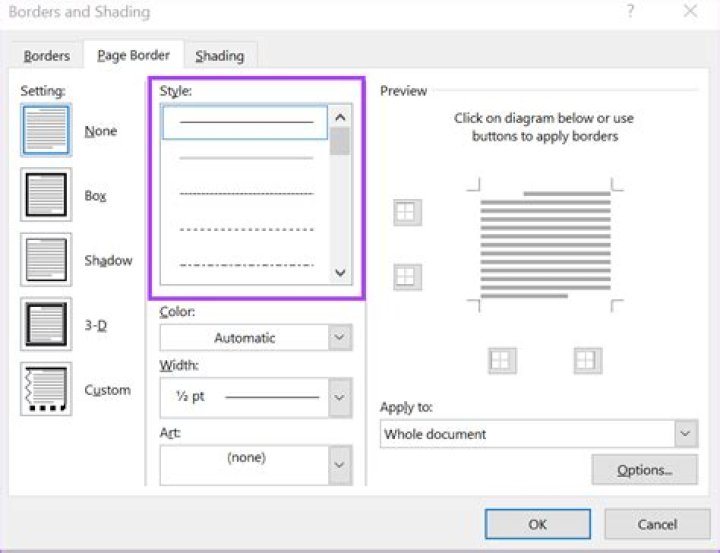 How do I download a page border in Word 2007?