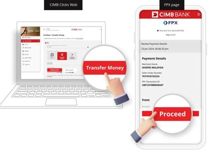 How do I get my receipt from CIMB Clicks?