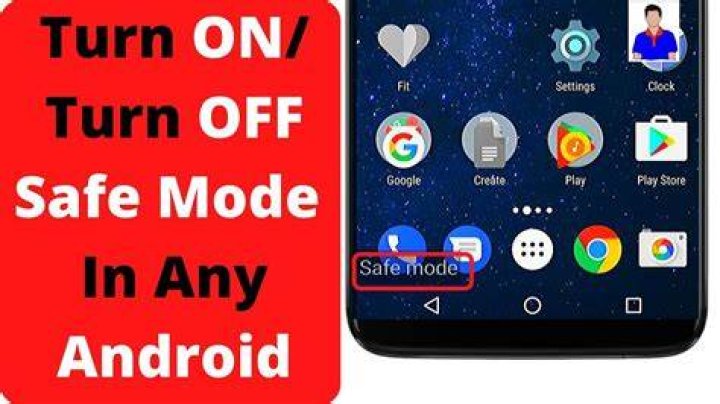 How do I go into safe mode on my phone?