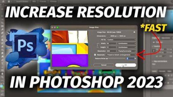 How do I increase resolution in Corel Photo Paint?
