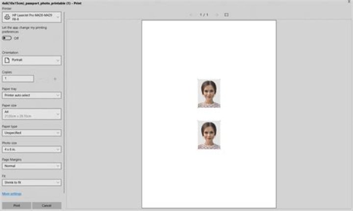 How do I print a photo from a movie?