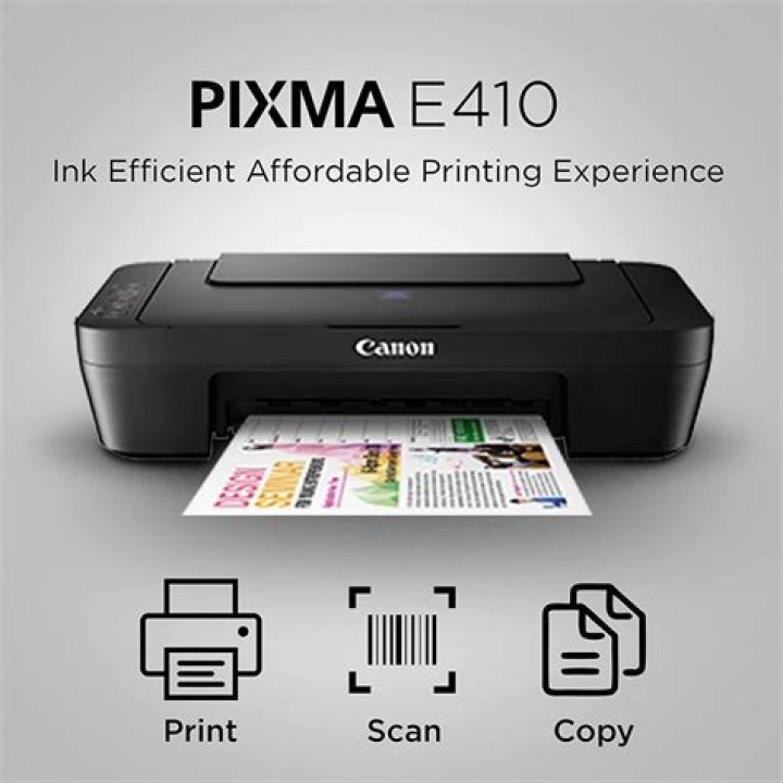 How do I setup my Canon e410 printer?