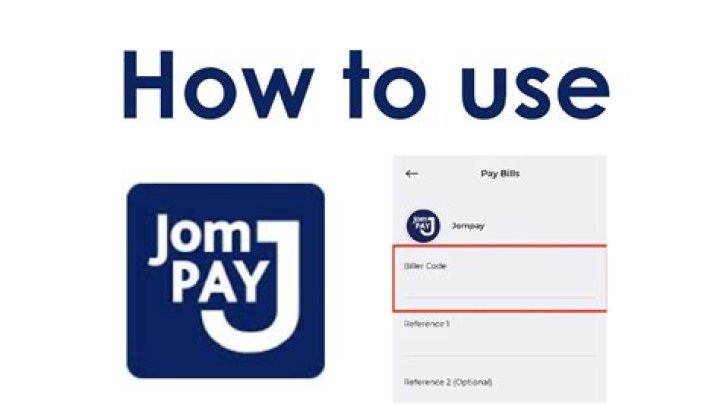 How do I use JomPAY?