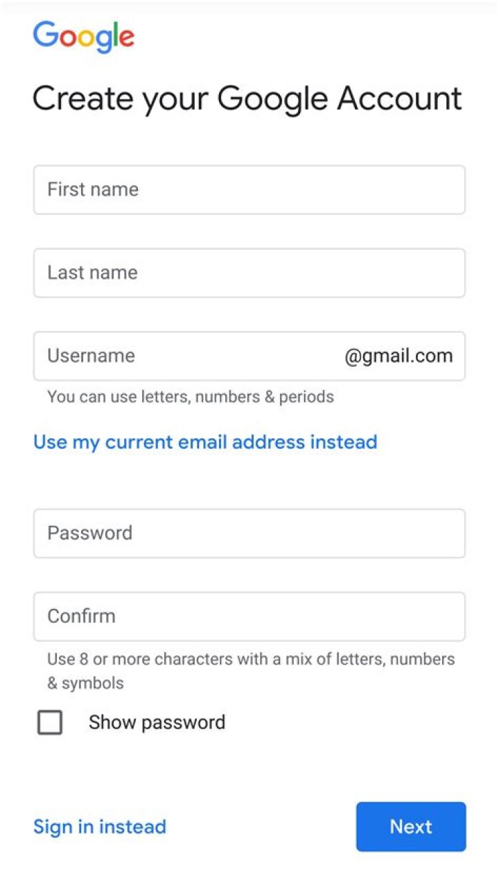 How do you create a Google Group email?