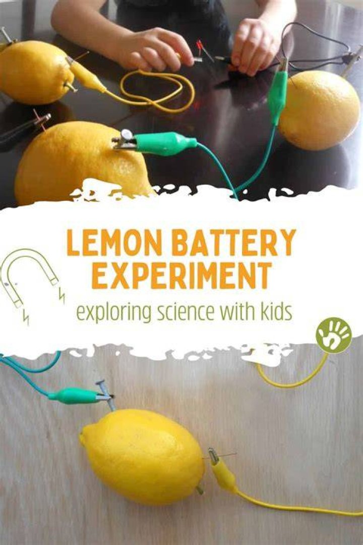 How do you do the lemon battery experiment?