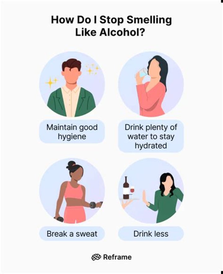 How do you hide the smell of alcohol on your body?