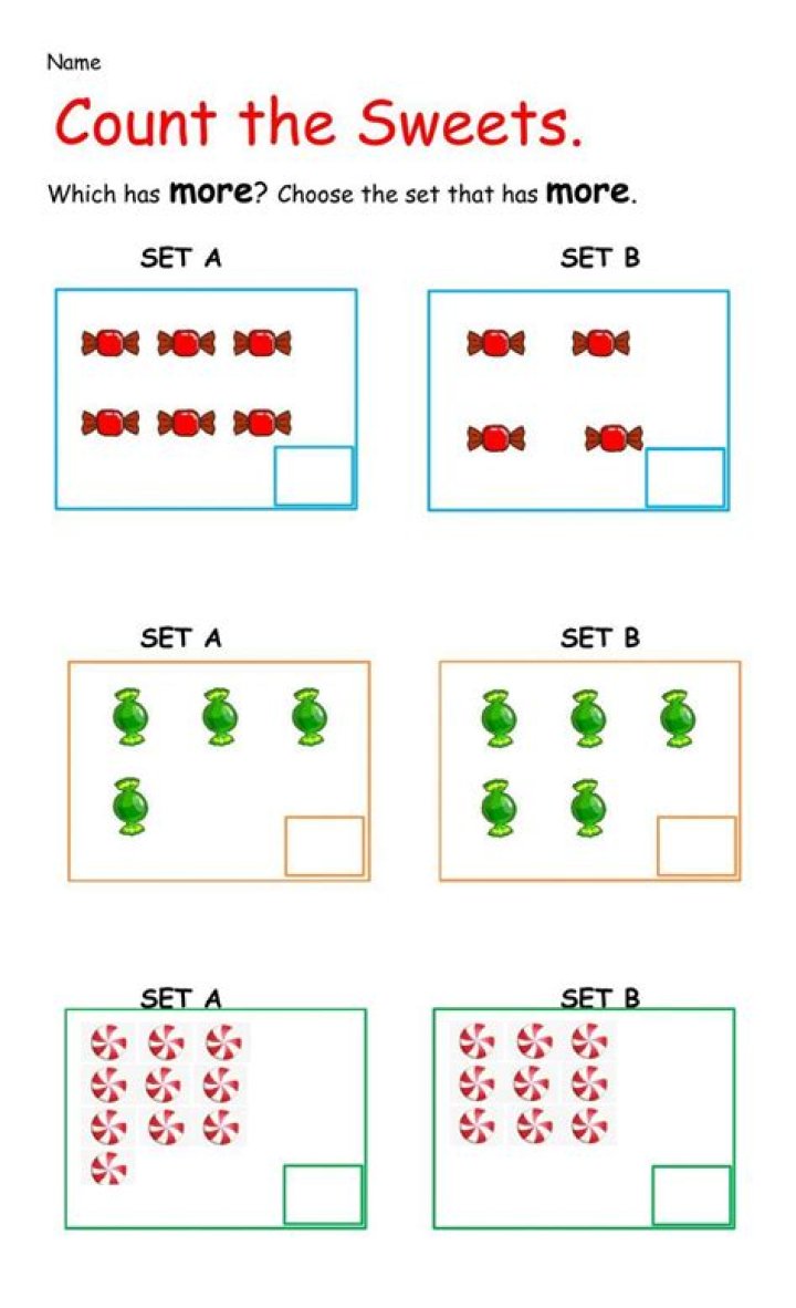 How do you teach kindergarten sets?