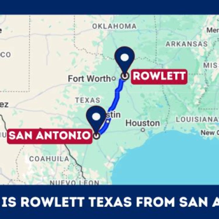 How far is Rowlett from Dallas?