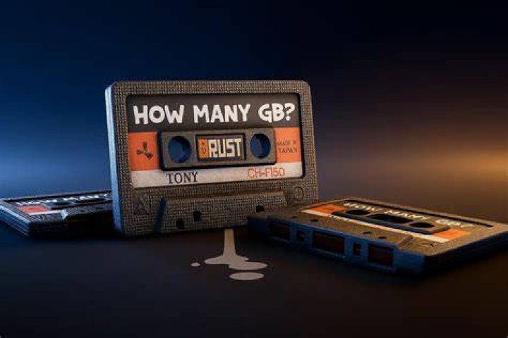 How many GB is a cassette tape?