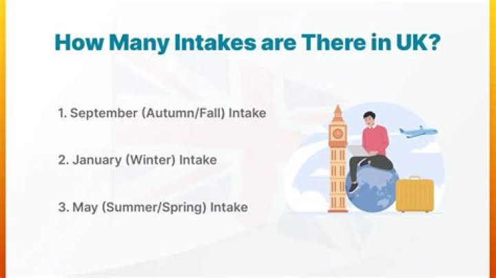 How many intakes are there in UK?