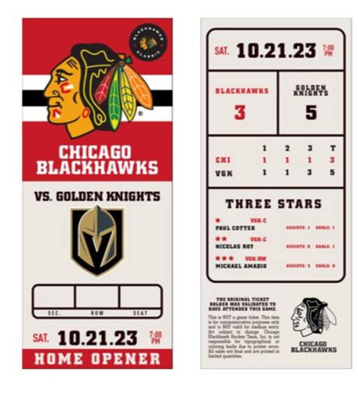 How much are Chicago Blackhawks tickets?