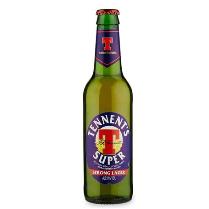 How strong is Tennents lager?