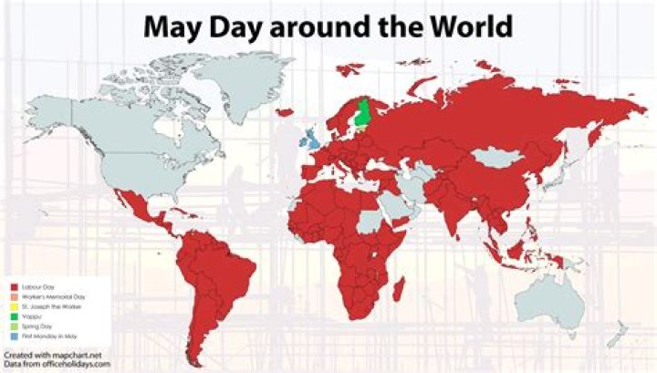 Is May 1st a holiday in France?