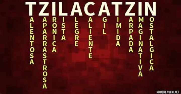 ¿Qué significa el nombre Tzilacatzin?