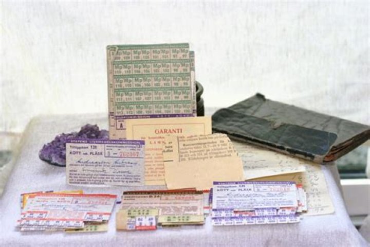 What are rationing cards?