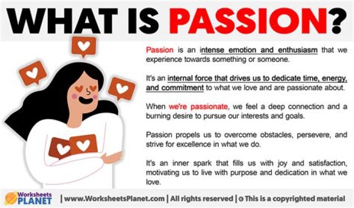 What does lack of passion mean?