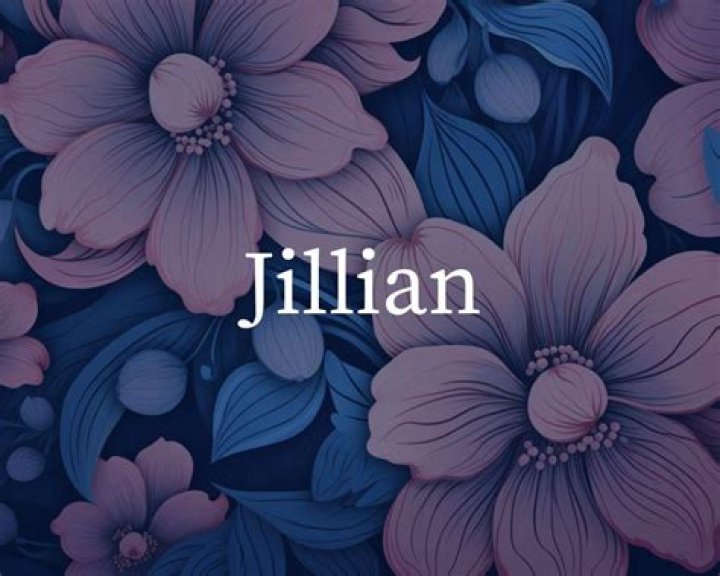 What does the name Jillian stand for?