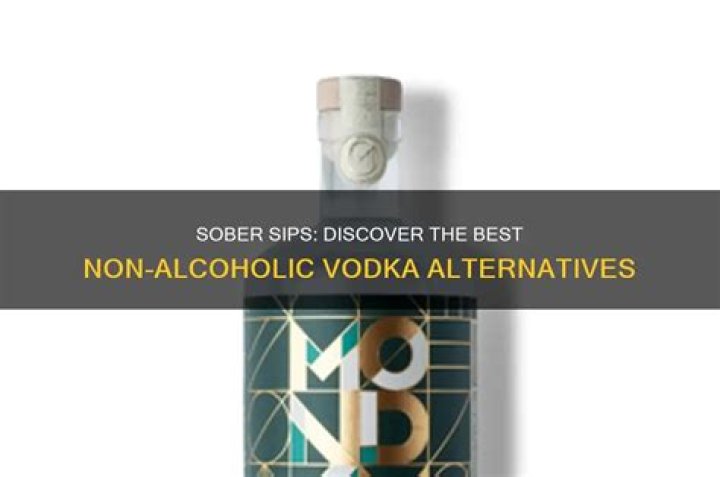 What is a non alcoholic substitute for vodka?