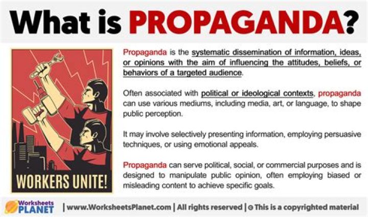What is propaganda effect?