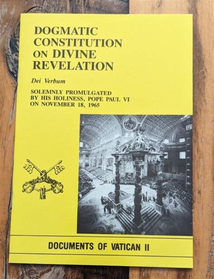 What is the name of the dogmatic constitution on divine revelation?