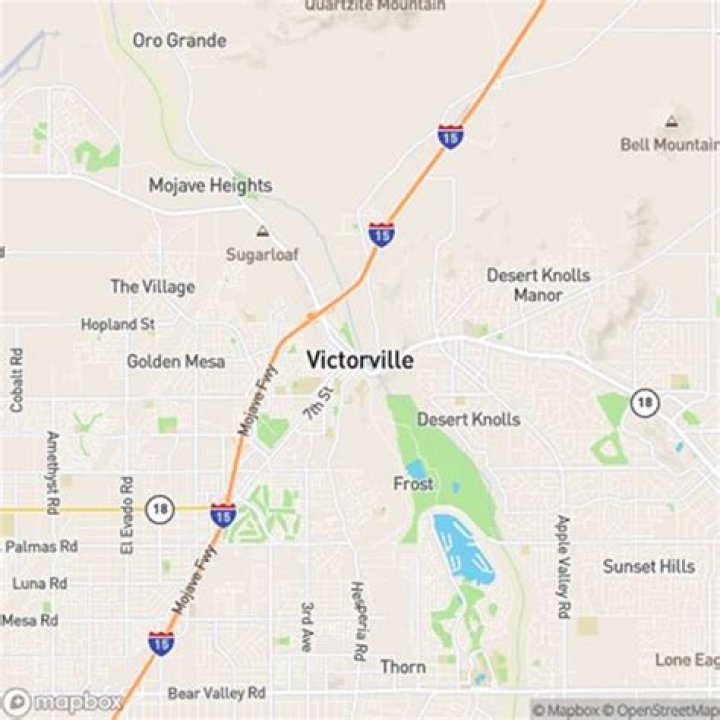 What is Victorville area code?