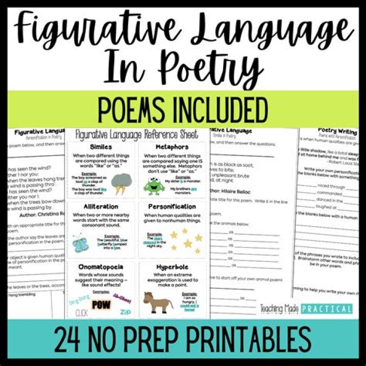 What language is used in a poem?