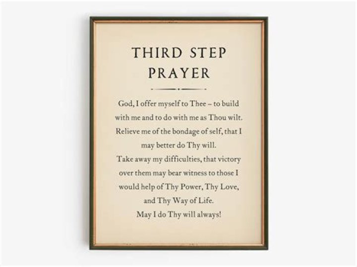 What page is the 3rd step prayer on?