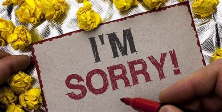 What sorry really mean?