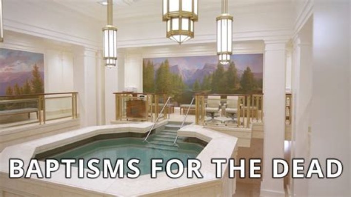 What to bring when doing baptisms for the dead?