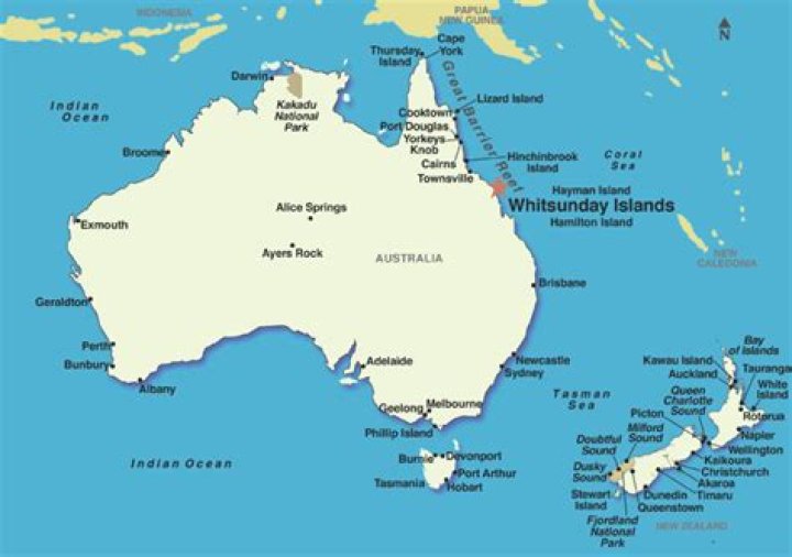 Where is Whitsundays located?