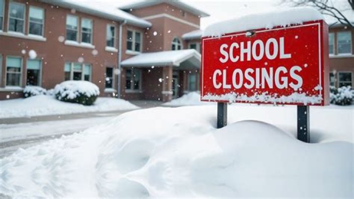 Who decides if a school closed due to snow?
