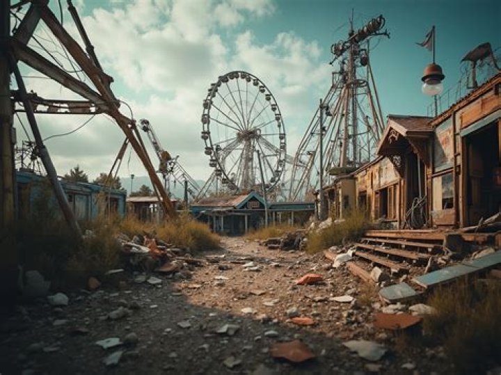 Why are theme parks abandoned?
