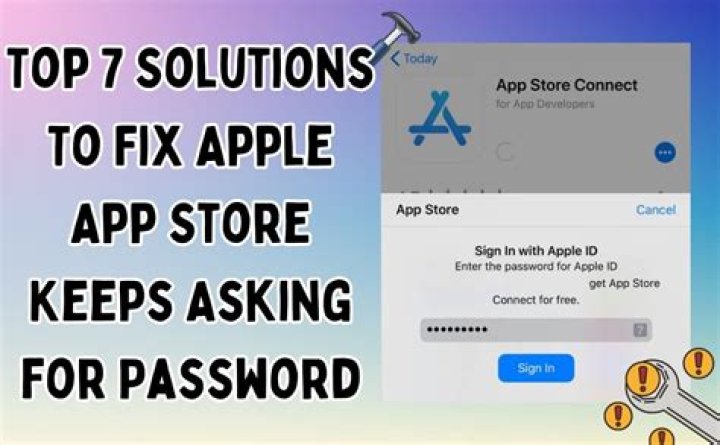Why does app store ask for password?