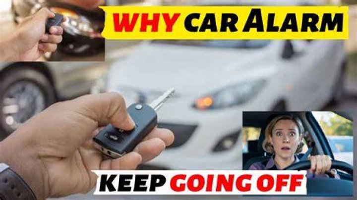 Why is my mini car alarm going off?