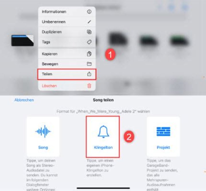 Wie kann ich iTunes Musik teilen?